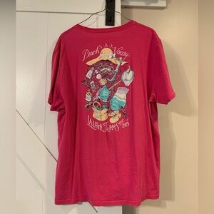 Lauren James Pink Beach Graphic Tee